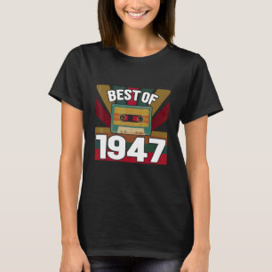 Best of 1947 Retro Cassettebandje Classic M T-shirt