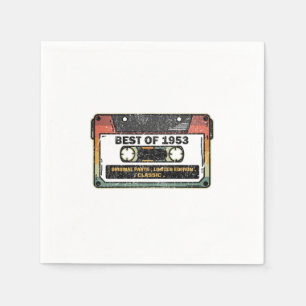Best of 1953  Cassette Funny Birthday Gift Servet