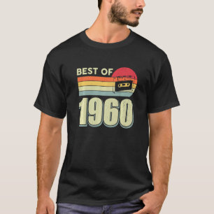 Best of 1960  Retro Cassettebandje 62nd Birt T-shirt