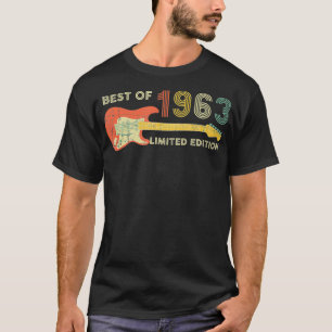 Best of 1963 Limited Edition, Guitar lovers 59th B T-shirt
