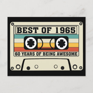 Best of 1965 60 years of being awesome feestdagenkaart