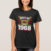 Best of 1968 Retro  Cassettebandje Classic M T-shirt (Voorkant)