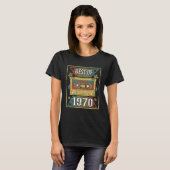 Best of 1970 Retro  Cassettebandje Classic M T-shirt (Voorkant volledig)
