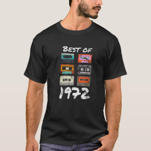 Best Of 1972 Music Retro 80S Playlist T-shirt