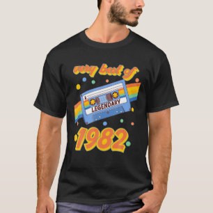Best of 1972 Retro Music Cassette 50th Bir T-shirt