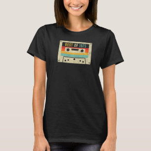 Best of 1975 Cassettebandje Retro 48th Birt T-shirt