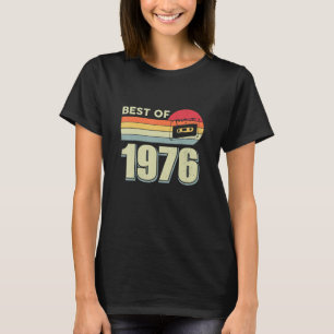 Best of 1976 Retro Cassettebandje 46th Birt T-shirt