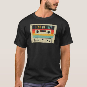 Best of 1977 Cassettebandje Retro 46th Birt T-shirt