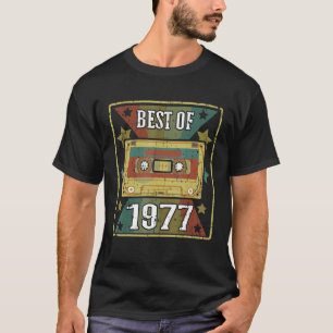 Best of 1977 Retro Cassettebandje Classic M T-shirt