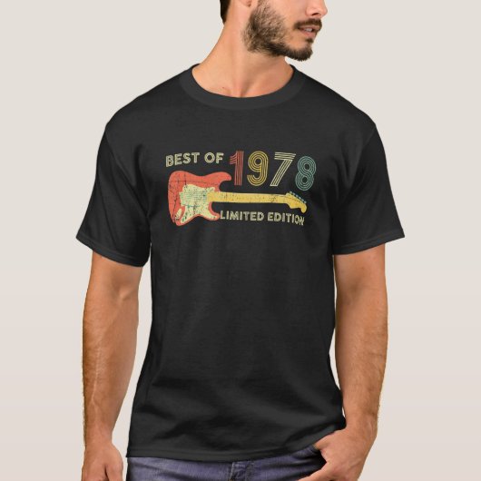 Best of 1978, Guitar 44th Birthday T-shirt (Voorkant)