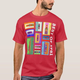 Best of 1981 Cassettebandje Shirt 80s Retro Mix