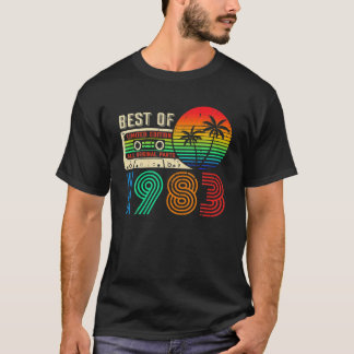 Best of 1983 39th Birthday  Cassette Limite T-shirt