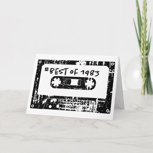 Best of 1983  Cassette Mix tapedag Kaart (Voorkant)