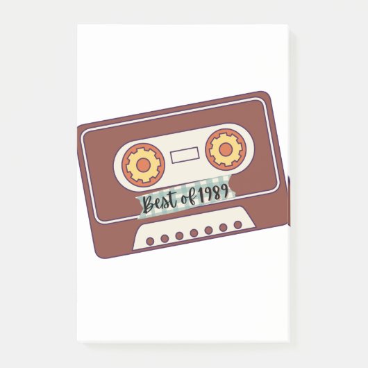 Best of 1989-cassette met de Best of 1989. Post-it® Notes (Voorkant)