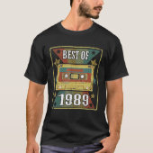 Best of 1989 Retro  Cassettebandje Classic M T-shirt (Voorkant)