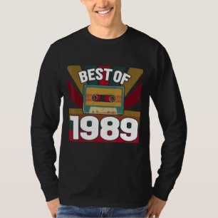 Best of 1989 Retro Cassettebandje Classic M T-shirt