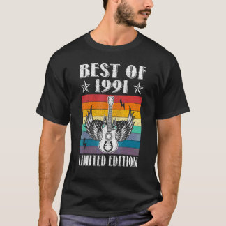 Best of 1991 31st Birthday 31 Years old T-shirt
