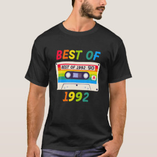 Best of 1992 Retro Music Cassette 30th Bir T-shirt