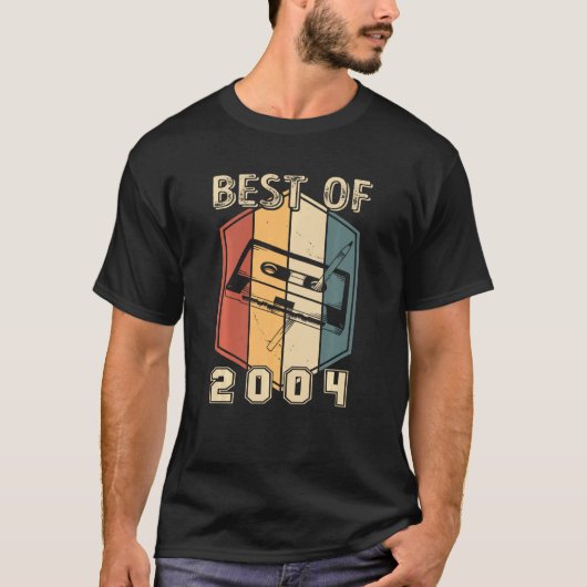 Best of 2004 18 Year Old Cassettebandje 18th Birth T-shirt (Voorkant)