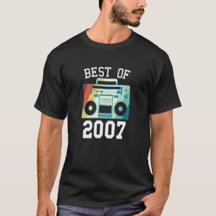 Best of 2007 Birth Year Birthday 2007 T-shirt