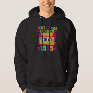 Best of 90s geboren in 1995 Retro verjaardagsfeest Hoodie
