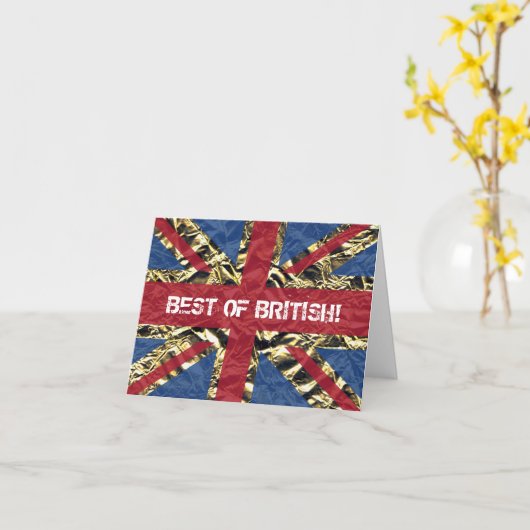 Best of British Kaart (Gele Bloem)