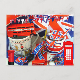 Best of British Souvenirs Briefkaart