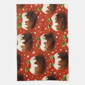 Best of Christmas pudding holiday tea towel Theedoek (Verticaal)