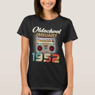 Best of JANUARY 1952 68 Years Old Birthday T-shirt