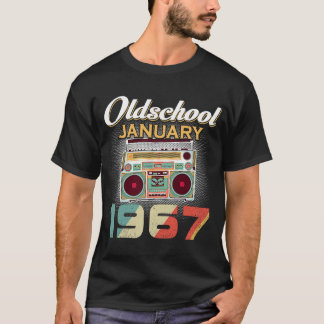  Best of JANUARY 1967 53 Years Old Birthday T-shirt