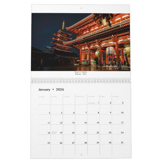 Best of Japan - 2026 Calendar Kalender (Jan 2026)