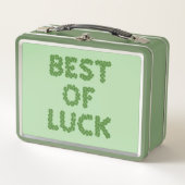 Best of Luck Clovers Greeting (Voorkant)