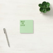 Best of Luck Clovers Greeting Post-it® Notes (Kantoor)