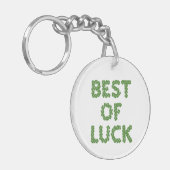 Best of Luck Clovers Greeting Sleutelhanger (Voorkant Links)