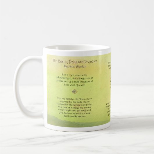 Best of Pride and Prejudice Jane Austen Quotes Koffiemok (Links)