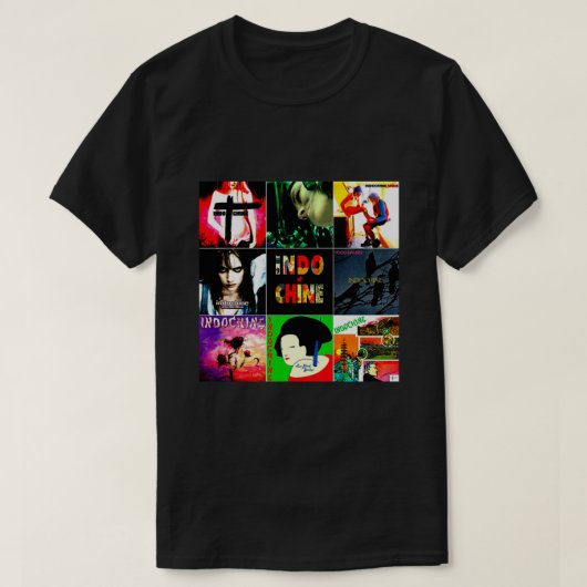 Best of Seller Logo Music Indochine Band from Wila T-shirt (Design voorkant)