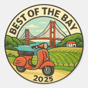 Best of the Bay - Stickerpakket Ronde Sticker