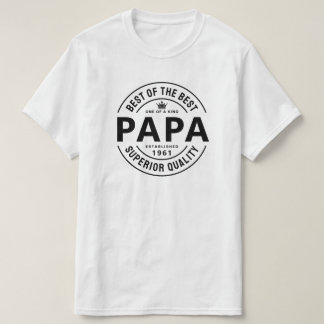 Best of The Best Superieure Kwaliteit Papa T-Shirt