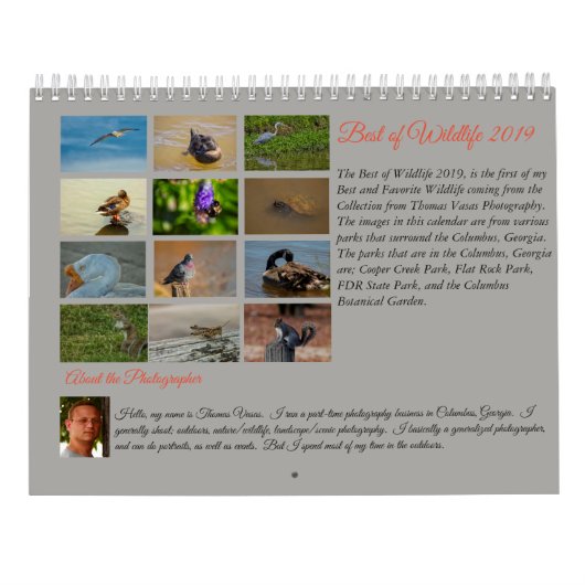 Best of Wildlife 2019 Kalender (Achterkant)