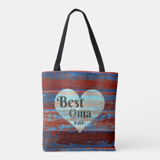 Best Oma Ever Canvas tas (Achterkant)