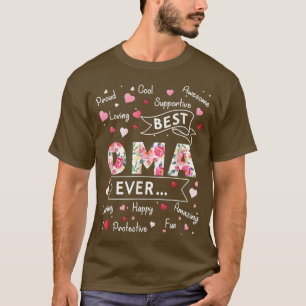 Best Oma Ever Funny First Time Grandma Moederdag T-shirt