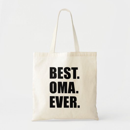 Best Oma Ever German Grandmoeder Canvas tas (Voorkant)