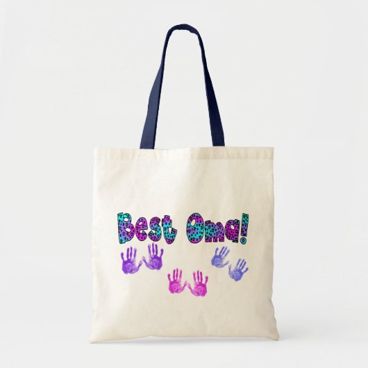 Best Oma Kinder Prints Gifts Tote Bag (Voorkant)