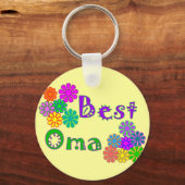 Best Oma Moederdag Gifts Sleutelhanger (Voorkant)