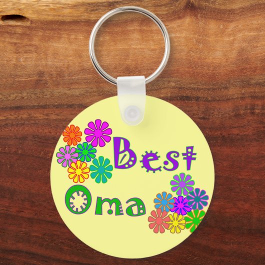 Best Oma Moederdag Gifts Sleutelhanger (Voorkant)