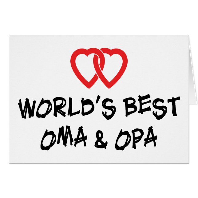 Best Oma & Opa Gift ter wereld (Voorkant Horizontaal)