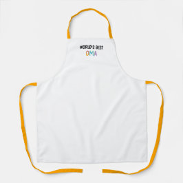 Best Oma Whimsical Letters ter wereld Schort