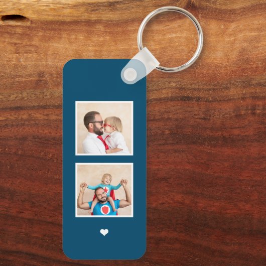 Best One Editable Color Custom Photo Sleutelhanger (Achterkant)