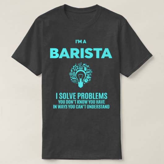 BEST ONTWERP BARISTA 2017 T-SHIRT (Design voorkant)
