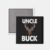 Best oom Buck Ever Funny Mannen Hunting Deer Buck Magneet (Voorkant / Achterkant)